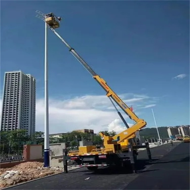 丹阳维修路灯的曲臂升降车出租